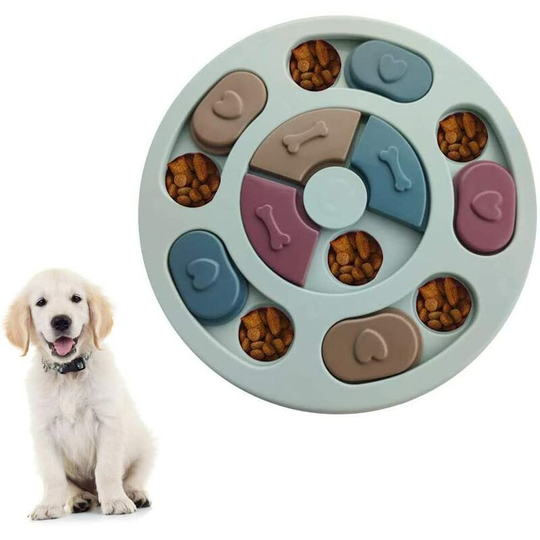 Slow Feeder Toy, Slow Feeder Bowl Dog Toy, Dog Brain Games Feeder with Non-slip, Improve iq Soekavia