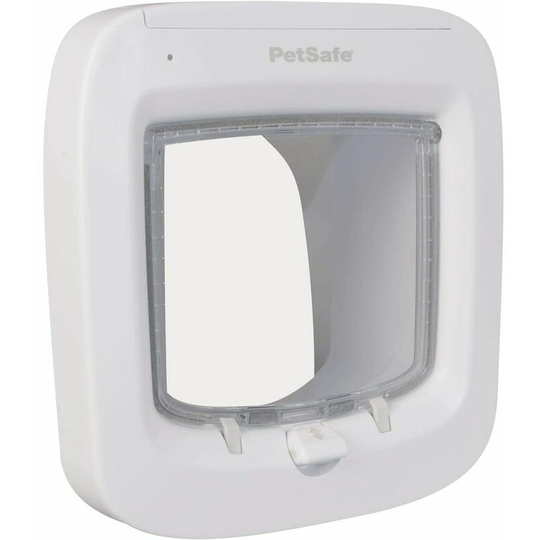Kartokner - Easy to Install WindproofDoor Microchip Energy EfficientMicrochipped Cat Selective Entry 4 Manual Locking Options Convenient