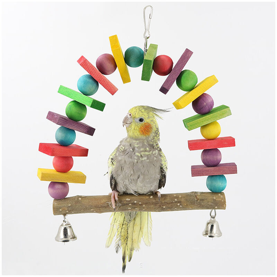 Bird swing chewing frame climbing hanging toy