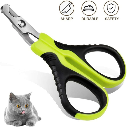 Cat Nail Clippers Unique 25 Degree Cutting Head Ideal For Small Dogs Puppies Cats Bunnies Pet Professional Claw Scissors - Langray