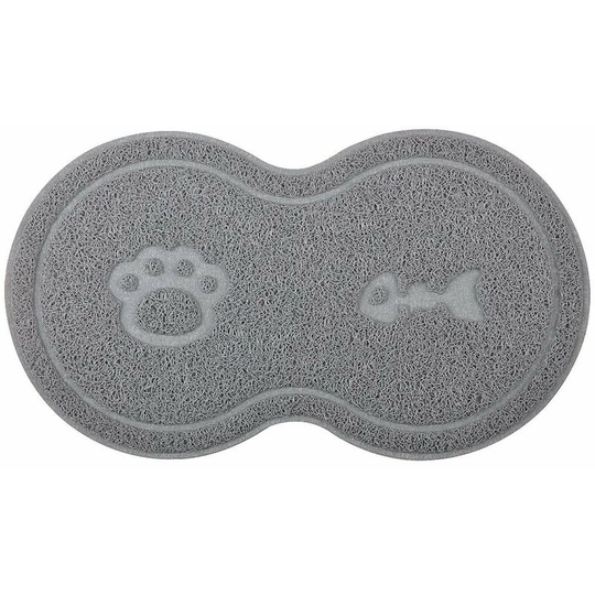 Cat Litter Mat 46*26cm Non-Slip Waterproof Cat Toilet Mat, Cat Litter Mat Easy To Clean Pets Non-Slip Litter Mat For Dog/Cat-gray