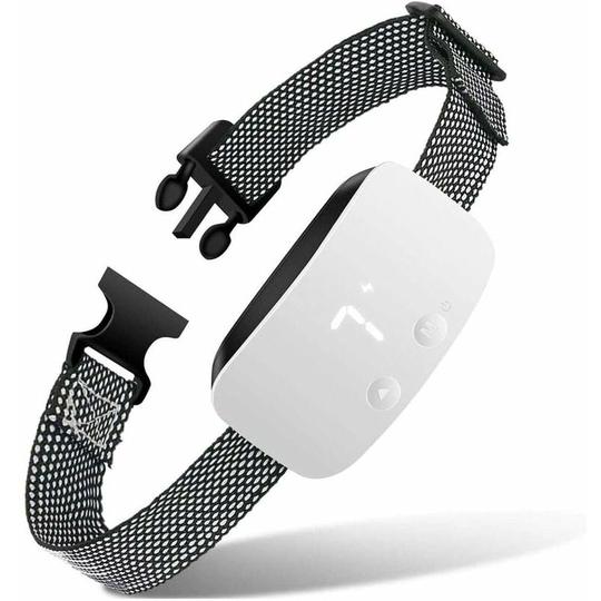 Anti-bark collar for dogs, anti-bark collar with shock, vibration, beep - 7 adjustable sensitivities, waterproof, automatic