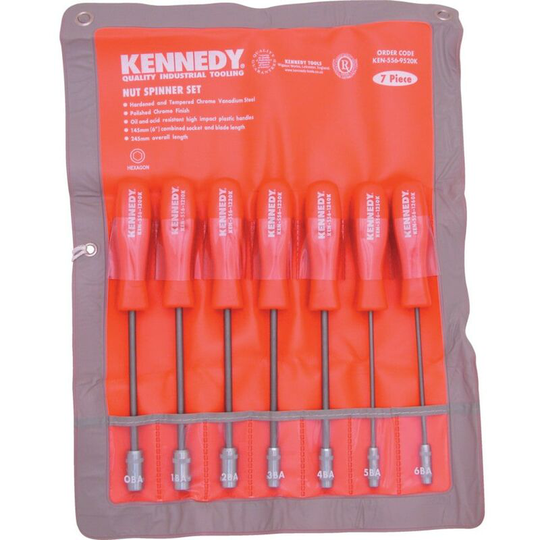 7-Piece ba Nut Spinner Set - Kennedy