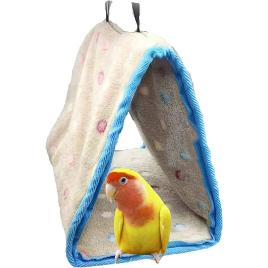 Winter Warm Bird Nest House Bed Toy for Parrot Macaw Cockatiels Cockatoo Conure Cage Perch Toy (m)