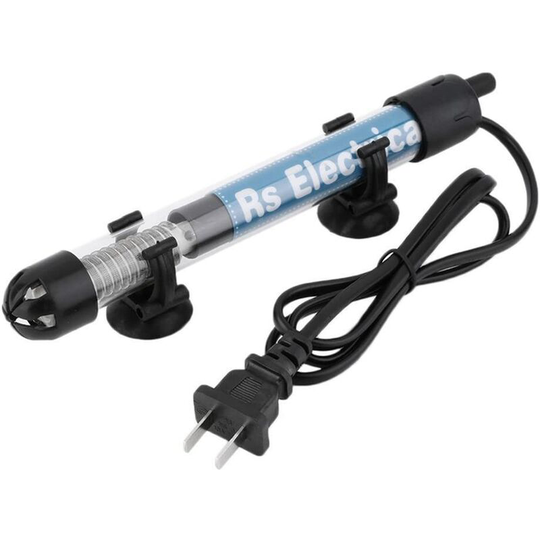 Durable Use Aquarium Mini Submersible Aquarium Adjustable Boiler Black 50W