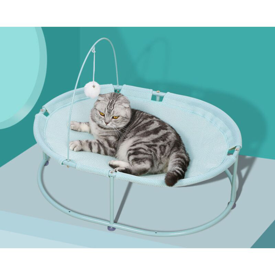 Cat bed, about the length and width of the bed: 46 * 63cm, blue