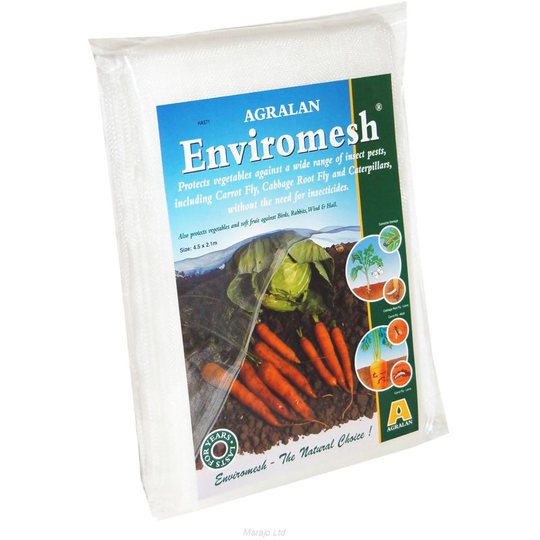 Agralan Enviromesh - Protects Vegetables From Birds Rabbits Wind - 4.5 X 2.1m
