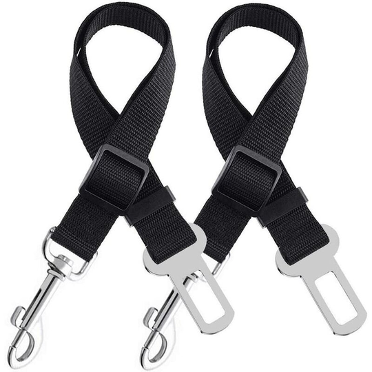 Adjustable Ripstop Dog Safety Belt, 2 Pcs Universal Dog Car Seat Harness