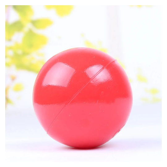 Indestructible Dog Ball Dog Chew Toys for Aggressive Chewers, Dog Training Accessories, Pure Natural Rubber Solid Rubber Bouncing Ball, 7 cm, Red (1