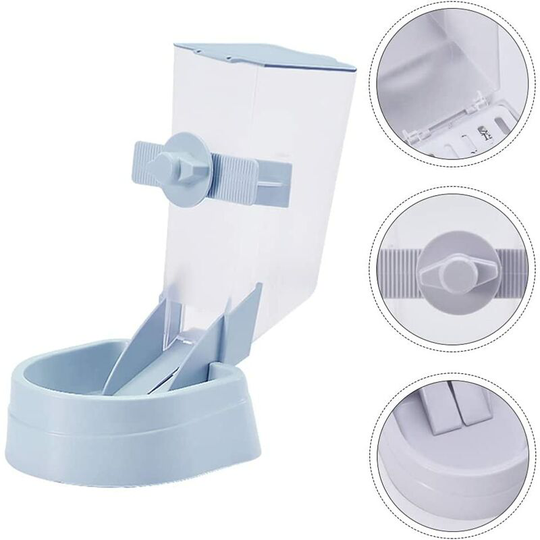 2L Pet Food Hanging Bowl Pet Cage Automatic Feeder Crates Cages Food