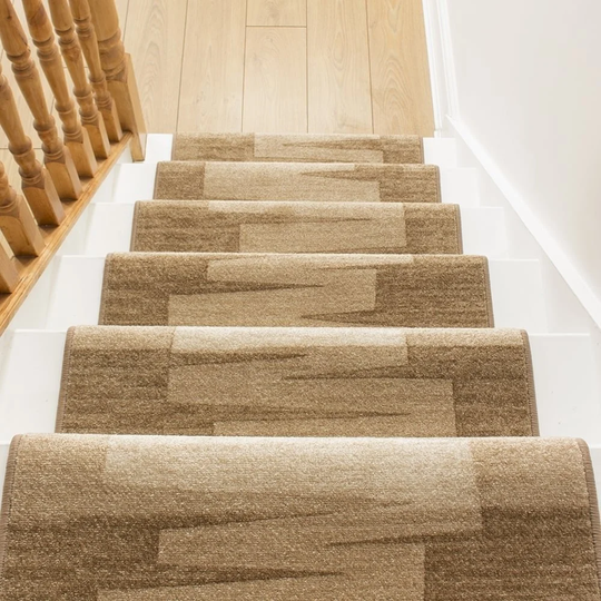 Benedick Tufted Beige Stair Runner