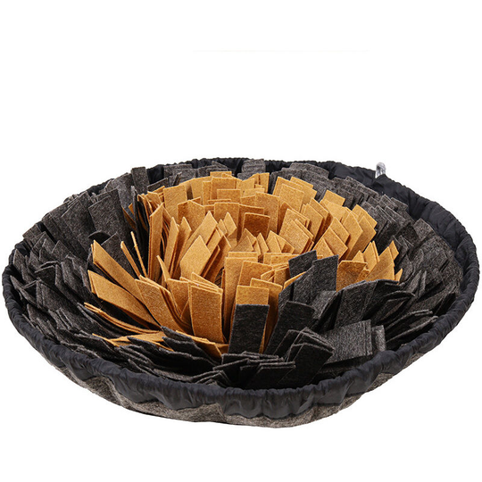 Snuffle Mat for Dogs Interactive Feeding Mat, Dog Toys for Boredom Dog Puzzle Toy for Encourages Black - Muff