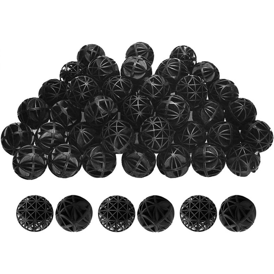 Betterlifegb - 50 pieces Organic Balls 26mm Organic Ball Aquarium Fish Tank Filter Organic Biols Ballet Reduced Number of water changes, for external