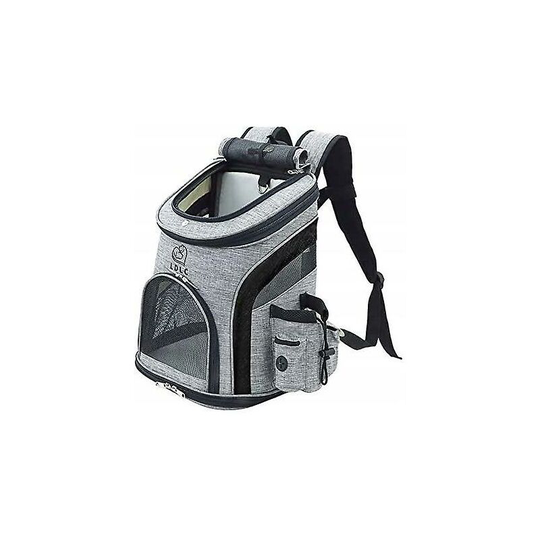 Pet Travel Backpack Pet Backpack Backpack Backpack Breathable Foldable Outdoor Cat And Dog-m Gray Black - Thsinde