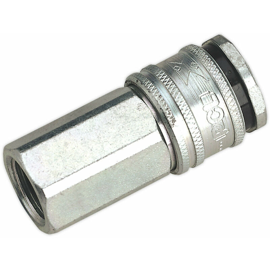 Loops - 3/8' bsp Female Coupling Body - 100 psi Free Airflow Rate - Hardened Steel