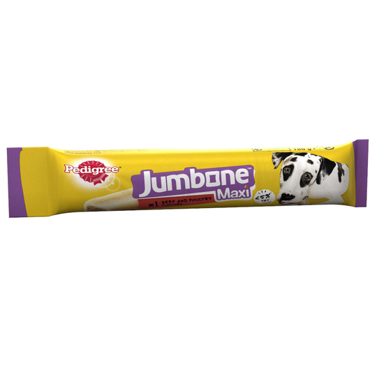 Pedigree Jumbone Large - Beef & Poultry - Saver Pack: 12 x 180g (12 Snacks)