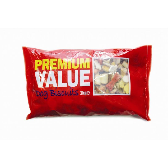 Premium Value Bulk Pack Dog Biscuits (2KG) (2kg) (May Vary) - May Vary