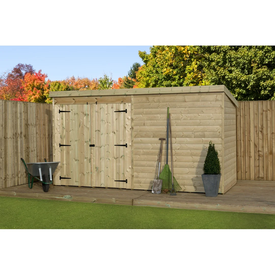 9 Ft. W x 3 Ft. D Shiplap Pent Wooden Shed