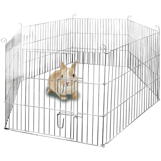 Karlie - Rodent Run Hexagon 100x100x60 cm Silver Silver
