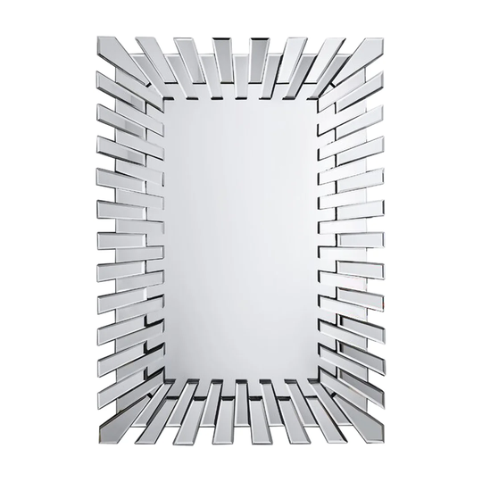 Hamden Wall Mounted Accent Mirror in Silver