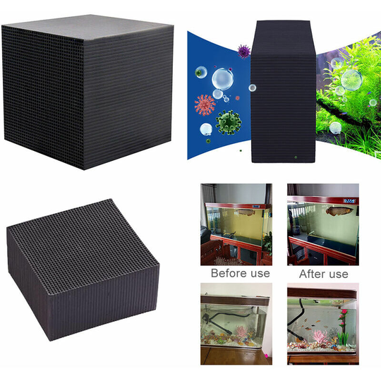 Monly - Cube Aquarium Water Purifier Filter Eco-Aquarium Filter Ultra Strong Filtration Absorption 10X10X5CM