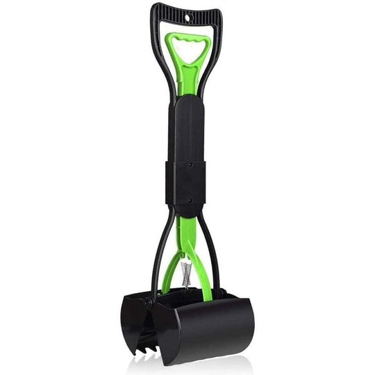 Denuotop - Gripping tool for dog and cat excrement, 60 cm, long handle, for removing excrement indoors and outdoors, no need to bend down