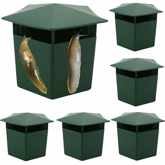 Set of 6 Organic Snail Traps for Garden, Snail Barrier, Snail Guard, Snail Trap, Snail Trap