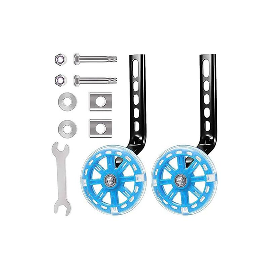 Denuotop - Bike Training Wheels, Kids Bike Small Wheel, Small Wheel Stabilizers, Junior Universal Wheel Stabilizer, Auxiliary Wheel Support Bike