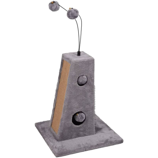 Flamingo - Cat Scratching Tree Lara 35x35x68 cm Grey Grey