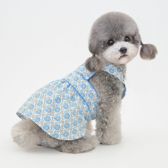 Benobby Kids - Dog skirt spring and summer new Teddy Pomeranian vip clothes small dog clothes pet clothes cat clothes m (chest 35', neck 28', back