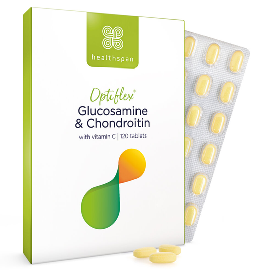 Healthspan Optiflex Glucosamine & Chondroitin, 120 Tablets, Vitamin C