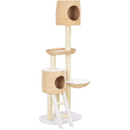 Hommoo - Cat Tree with Sisal Scratching Post Seagrass VD07292