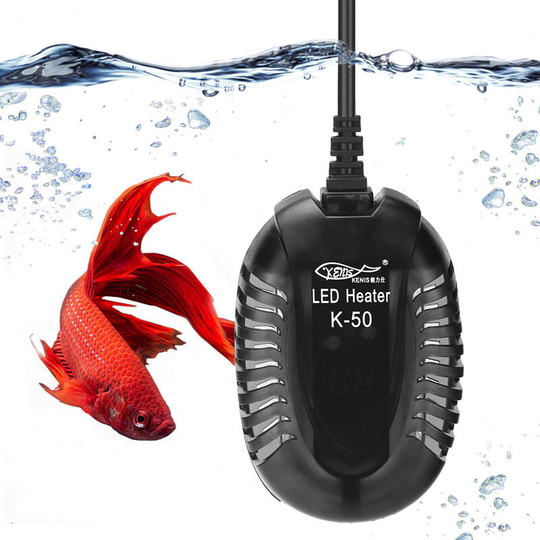 Aquarium Heater, 25WMini Adjustable Digital Heater External Controller Explosion Proof Protector for Betta Turtle Small Aquarium