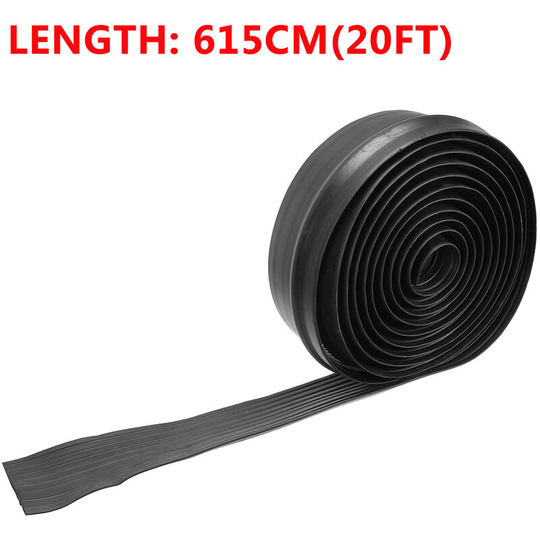 85x18mm Garage Door Floor Mounted Threshold Weather Seal Draught Excluder Rubber 615cm(20ft)