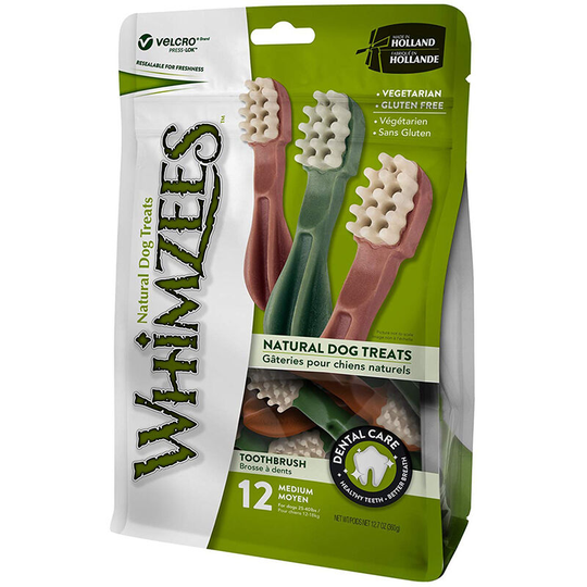 Kennelpak Limited - Whimzees Brush Pre Pack Dog Chew (110mm) (May Vary) - May Vary