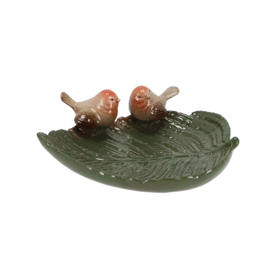 Anoop Birds on Leaf Bird Bath