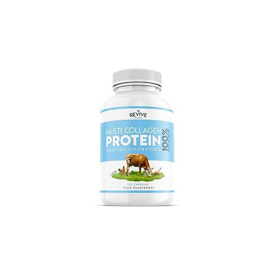 Multi Collagen Protein Capsules - 5 Types of Food Sourced Collagen Peptides - Hydrolysed Grass Fed Bovine, Wild Caught Marine & Free-Range Chicken,