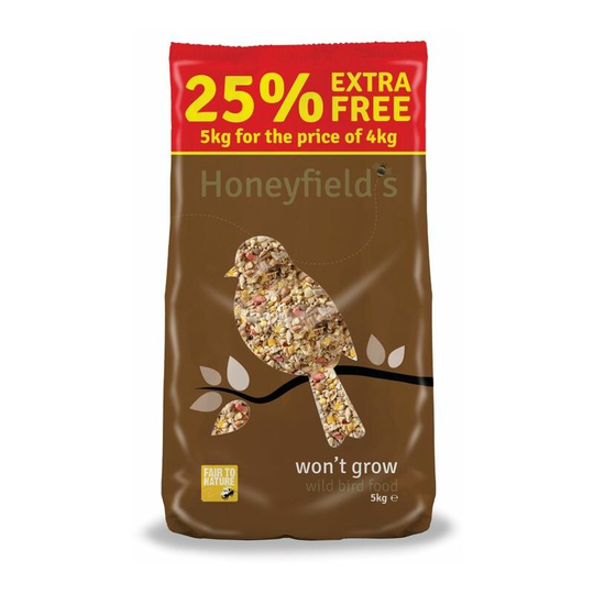 Honeyfield's - Won't Grow Wild Bird Food 5kg - 71001205