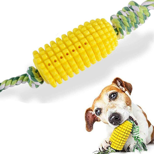 Modou - Corn Toy for Dogs, Molar Corn Toy, Molar Corn Toy for Dogs, Dog Chew Toys, Dog Chew Toy for Small Medium Large Dogs Chew Teeth Care (Yellow)