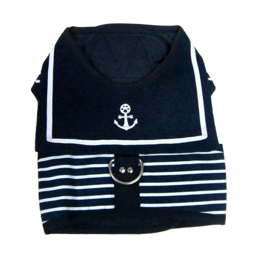Happy Puppy Sailor Uniform Dog Harness Small Dog Clothing Dress up