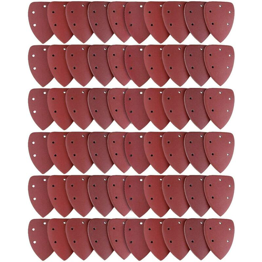 Betterlifegb - Pack of 60 Abrasive Sheets, Sanding Paper 40/60/80/100/120/180/240/320/400/800 Ideal for Multifunction Sander