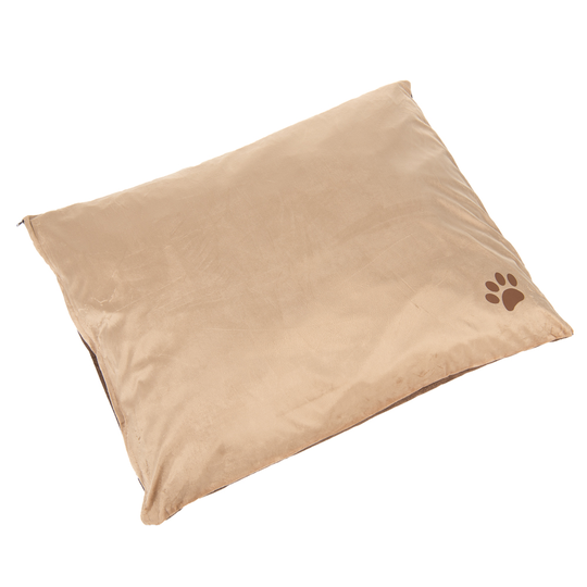 Basic Pet Cushion - Beige / Brown - 100 x 80 x 7cm (L x W x H)