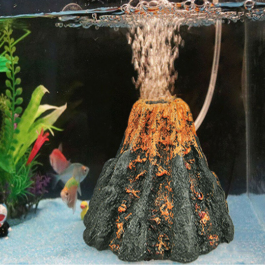 Benobby Kids - fish tank volcano fish tank bubbler kit, make more oxygen bubble decoration for aquarium fish tank air stone, aquarium decoration