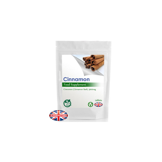 Cinnamon Tablets 3000mg (180 Tablets) Blood Sugar, Insulin Control UK