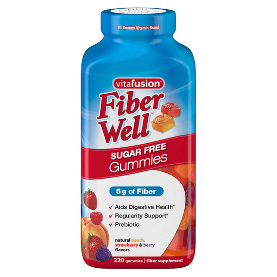 Vitafusion Fiber Well Sugar Free Gummies, 220 ct - 5 g servings