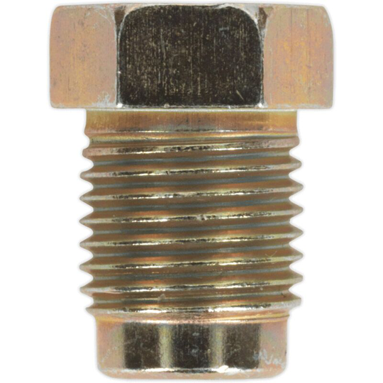 Sealey BN10100SM Brake Pipe Nut M10 x 1mm Short Male Pack of 25