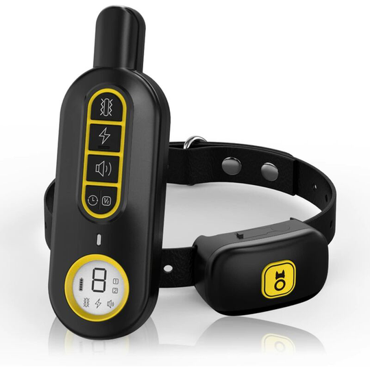Dog Training Collar, Electric Rechargeable Collar with Vibration and Shock Range, Waterproof Training Collar for Small/Medium/Large Dogs