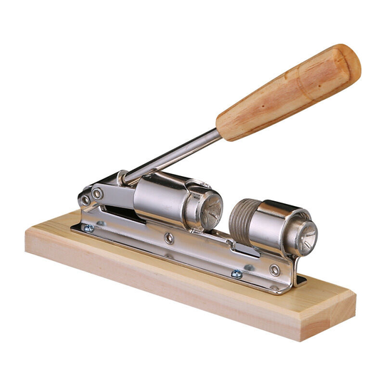 Litzee - Heavy Duty Nutcracker, Nut Cracker Walnut Plier, Opener Tool Desktop Wood Base & Handle, Desktop Kitchen Tool, Wood Base Handle for