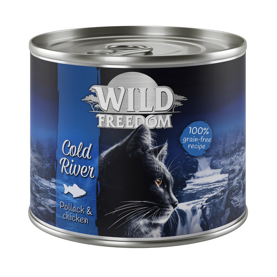 Wild Freedom Adult 6 x 200g - Cold River - Pollock & Chicken