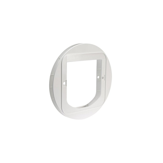 Sureflap Cat Flap Mounting Adaptor, White - Adaptor - sureflap mounting adaptor cat white